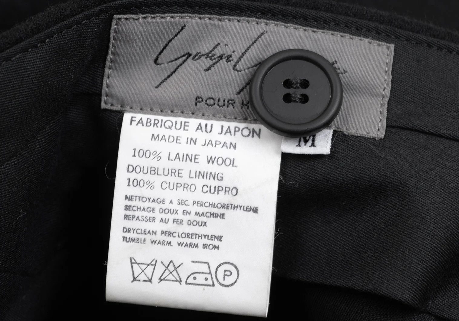 Yohji Yamamoto Yohji Yamamoto Felt Wool Tapered Pants Size US 36 / EU 52 - 15 Thumbnail