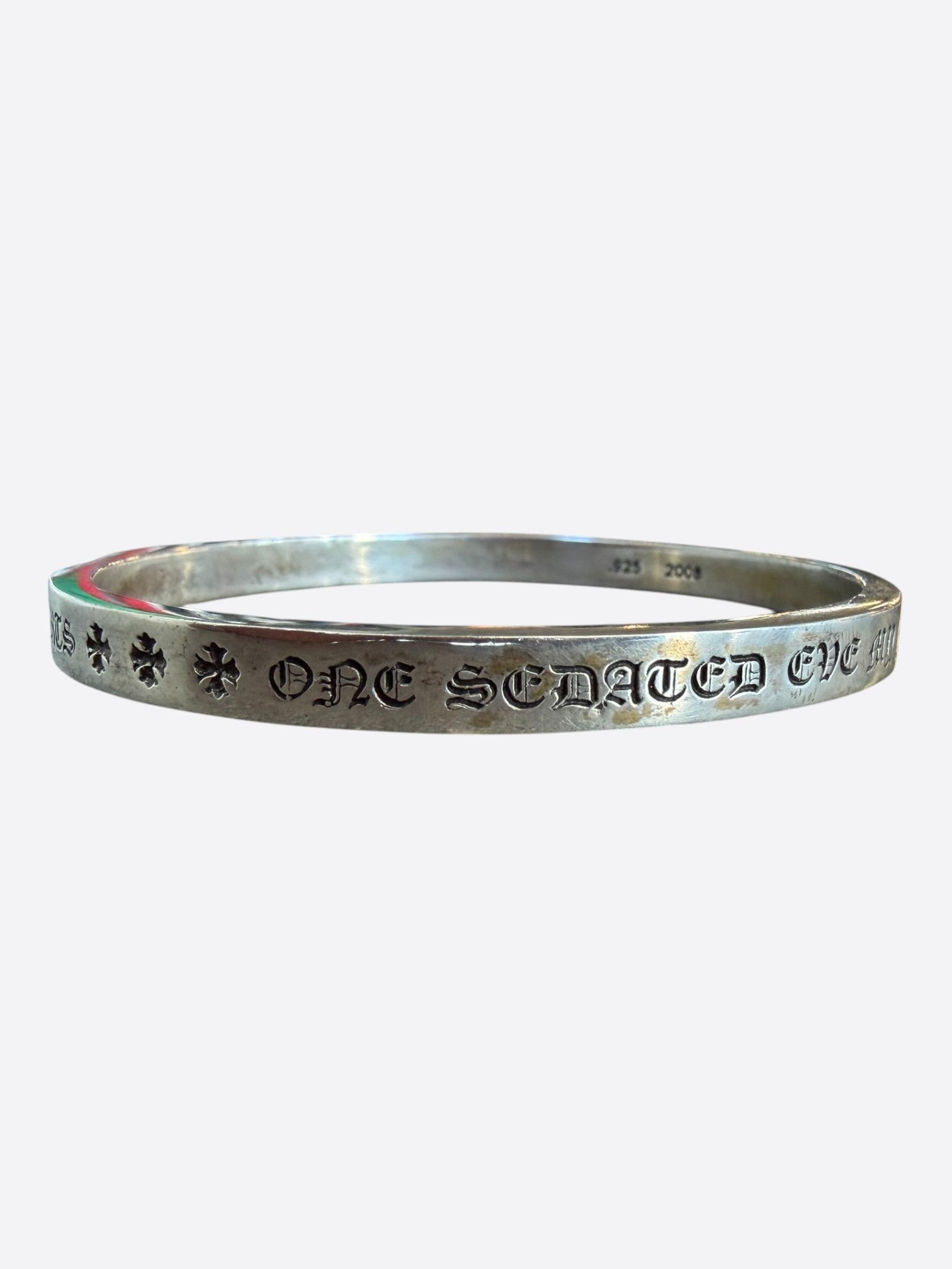 Chrome Hearts Chrome Hearts Silver Spacer Bangle Bracelet Size ONE SIZE - 2 Thumbnail