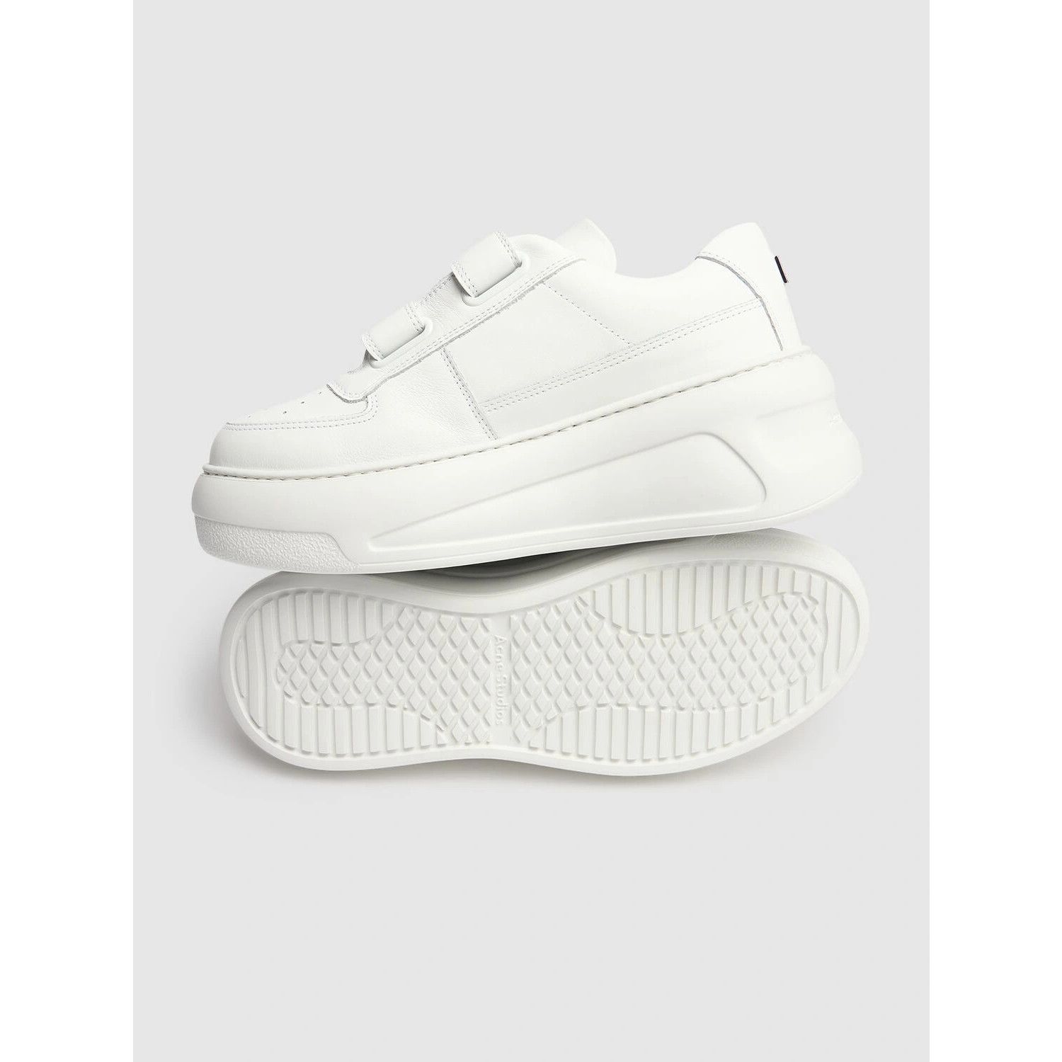 Acne Studios ACNE STUDIOS Steffey Optic White Strap Platform Sneakers New Size US 6 / IT 36 - 5 Thumbnail