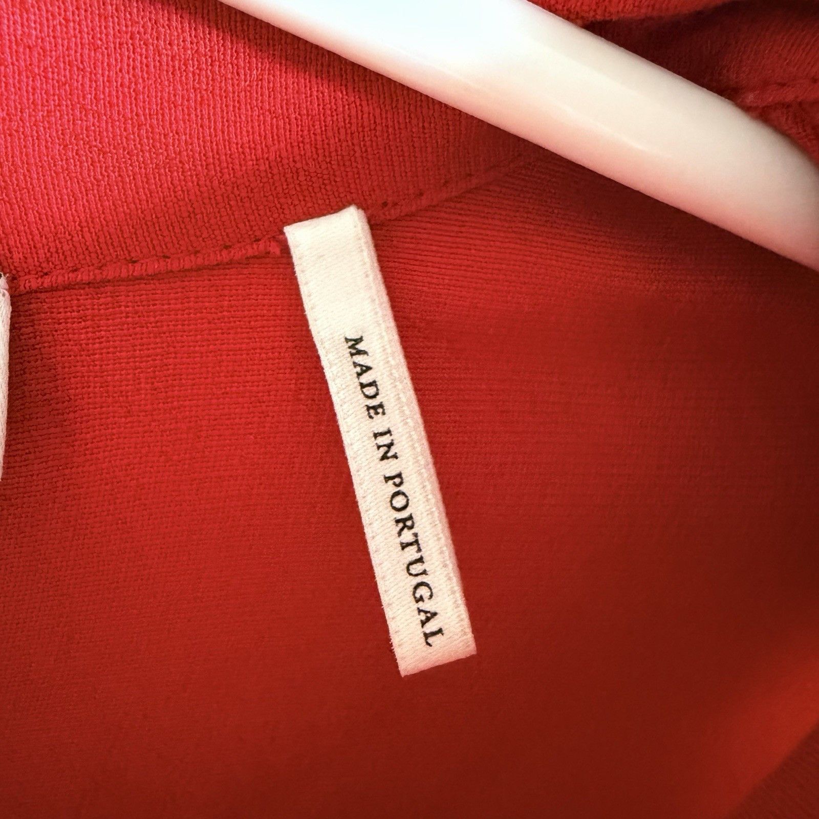 Sandro Sandro Paris Red Embellished Collar Blouse Sz 2 100% Viscose Size M / US 6-8 / IT 42-44 - 8 Thumbnail