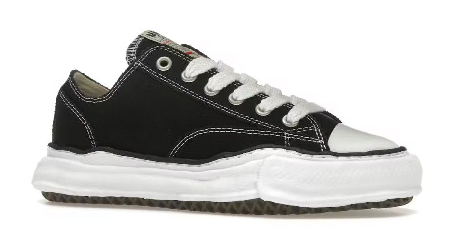 Maison MIHARA YASUHIRO Peterson 0G sole canvas low black Size US 9 / EU 42 - 2 Thumbnail