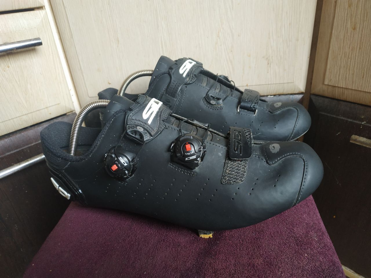 Sidi Sidi Shot Carbon Cycling Shoes Black Size 46 Fits 44/27.5cm Size US 11 / EU 44 - 14 Thumbnail
