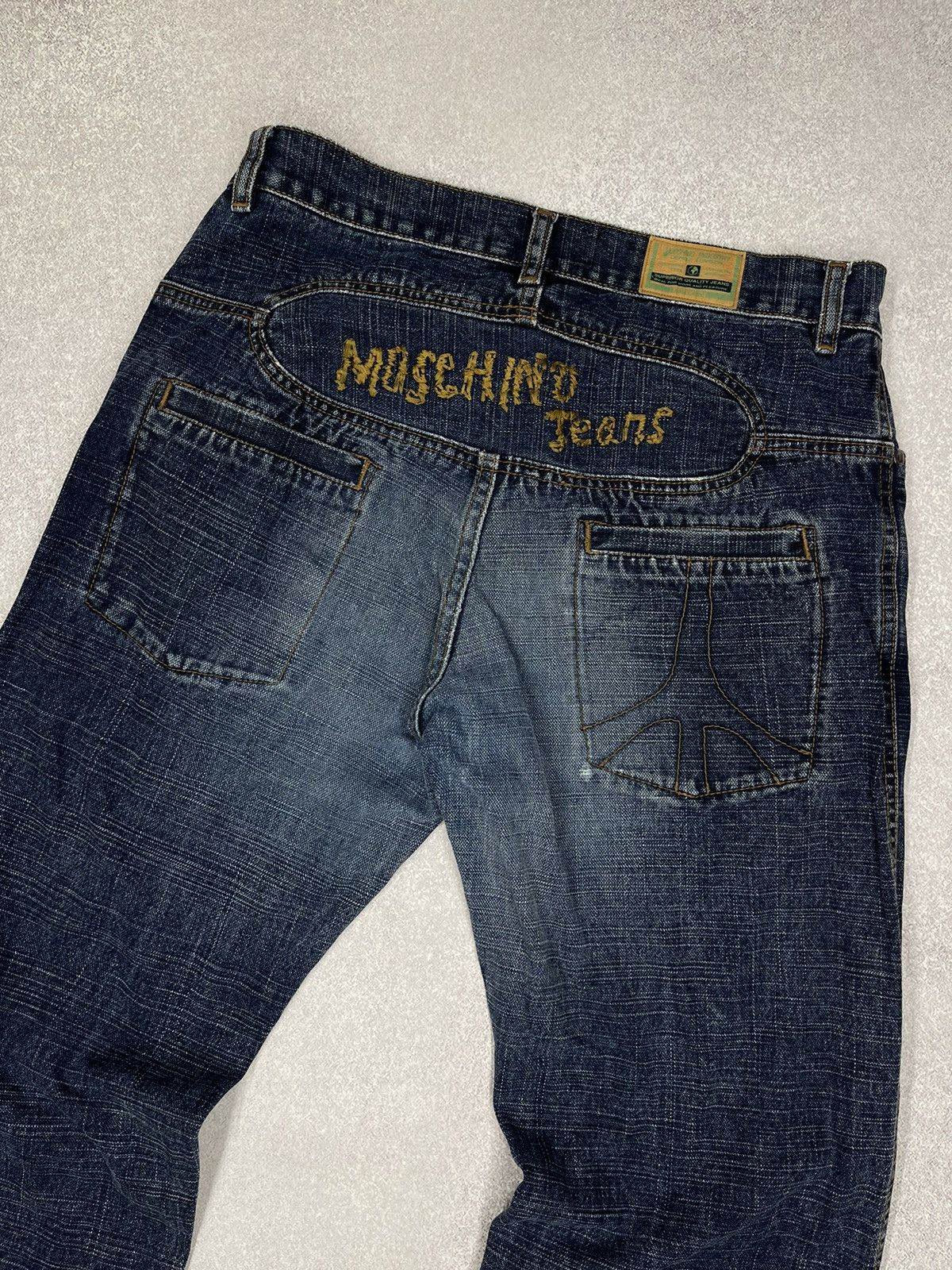 Moschino Vintage Moschino Denim Jeans Big Logo Made in Italy Designer Size US 32 / EU 48 - 3 Thumbnail