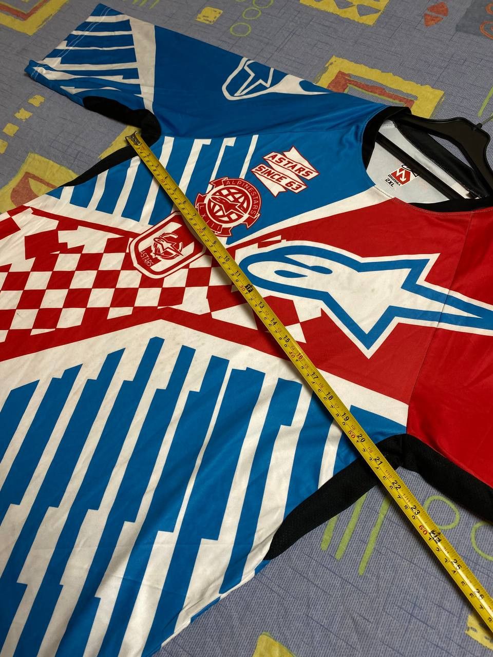 Alpinestars Vintage Alpinestars Jersey Tee big logo Size US XXL / EU 58 / 5 - 8 Thumbnail