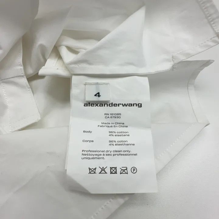 Alexander Wang Alexander Wang Asymmetrical Long Sleeve Shirt - Size S / US 4 / IT 40 - 4 Thumbnail