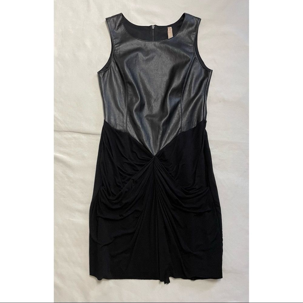 Bailey 44 Bailey 44 Eco Leather Not in the Dark Black Dress Size 6 Size M / US 6-8 / IT 42-44 - 7 Thumbnail