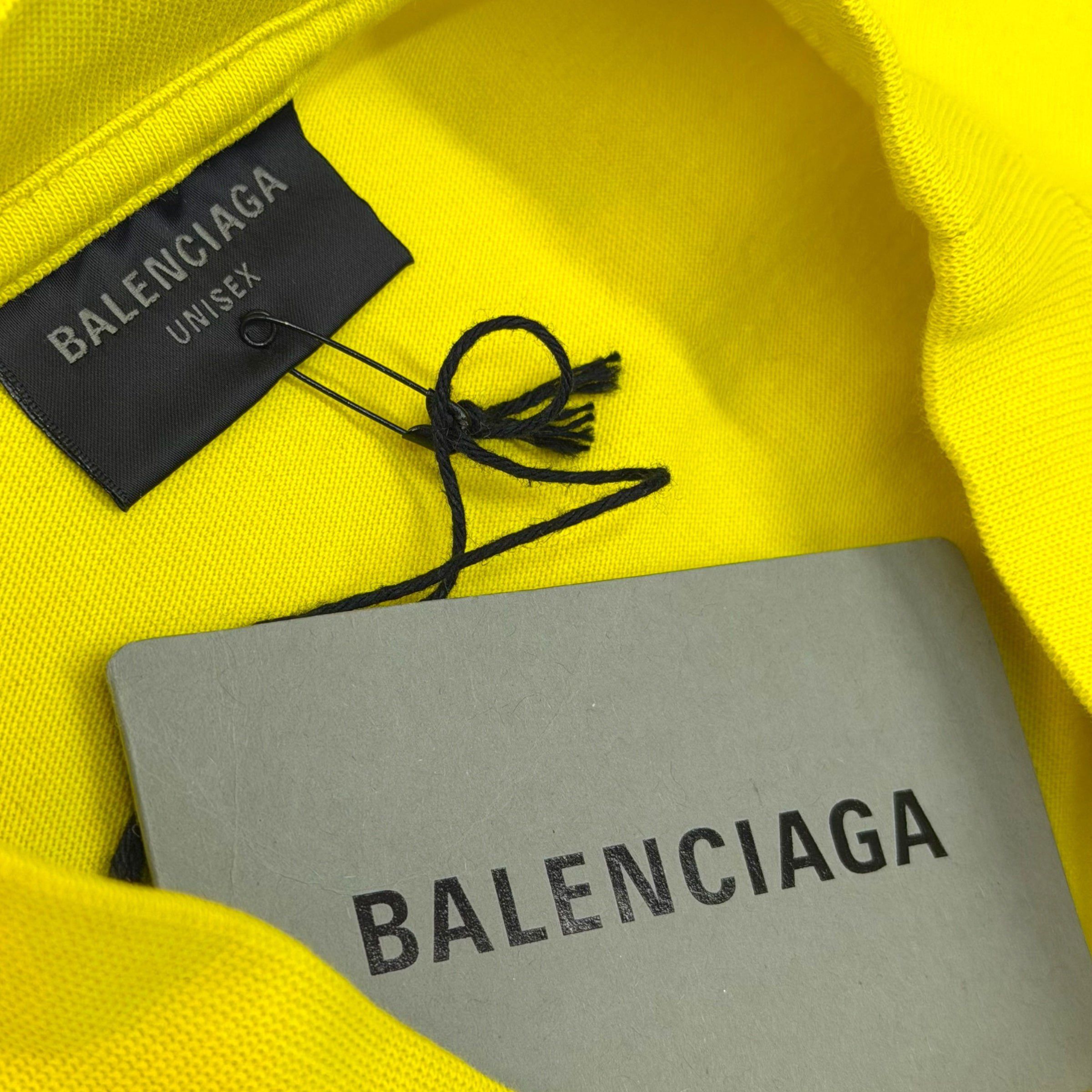Balenciaga Balenciaga Darkwave Oversized Tee Yellow 5 (XXXL) Size US XXL / EU 58 / 5 - 5 Thumbnail