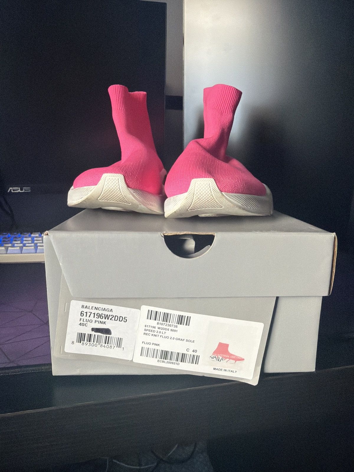 Balenciaga REC KNIT FLUO 2.0 GRAD SOLE Size US 10 / IT 40 - 12 Thumbnail