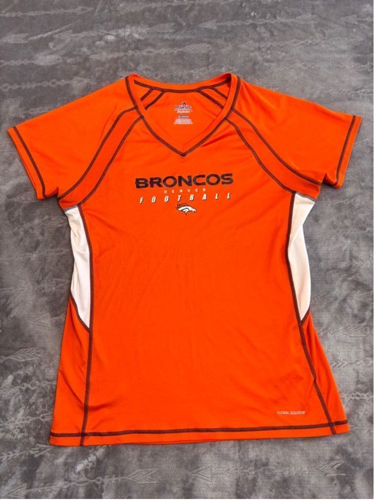 Majestic Women's Majestic Broncos T-Shirt XL Orange Size XL / US 12-14 / IT 48-50 - 1 Thumbnail