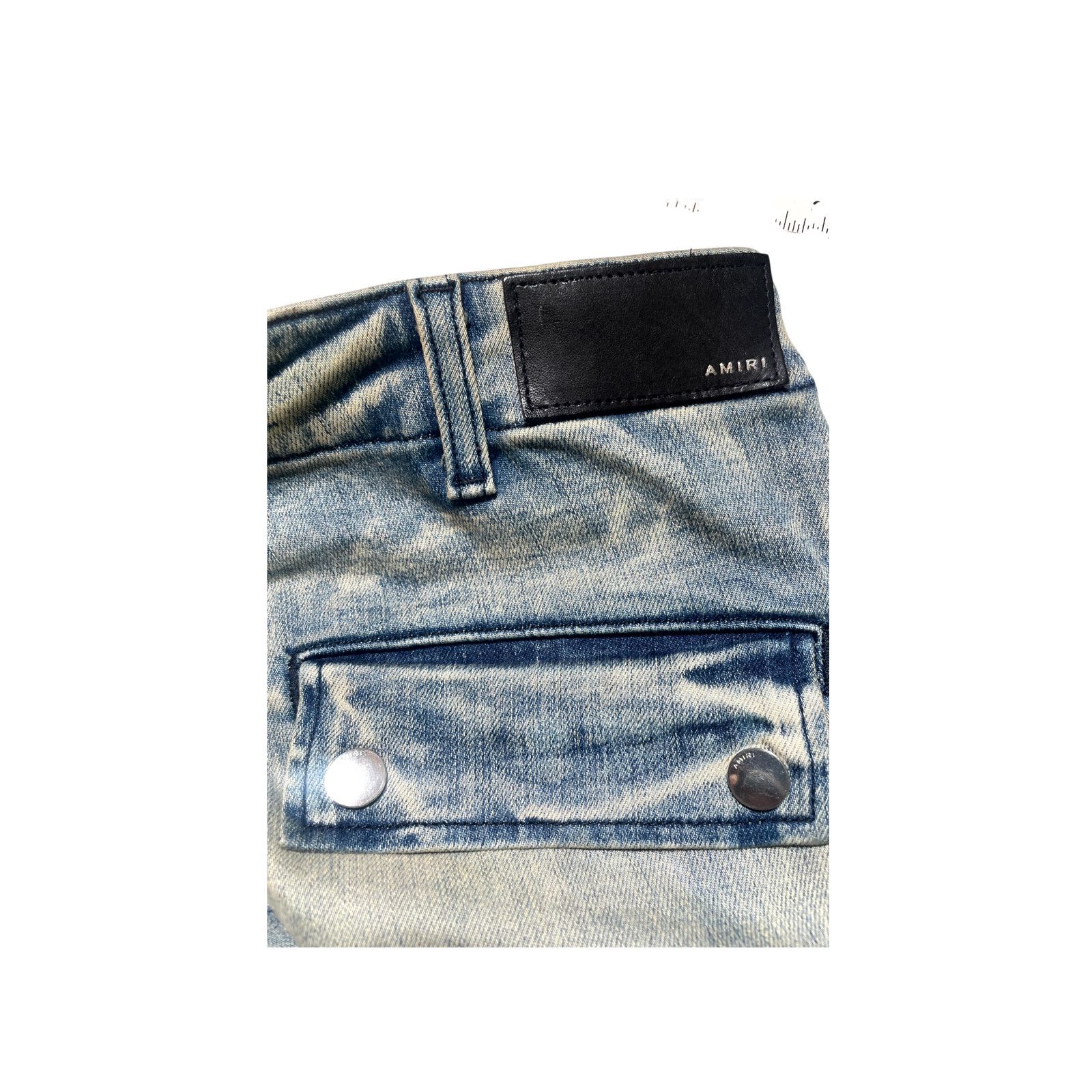 Amiri Amiri Cargo Light Wash Jeans Size US 38 / EU 54 - 4 Thumbnail