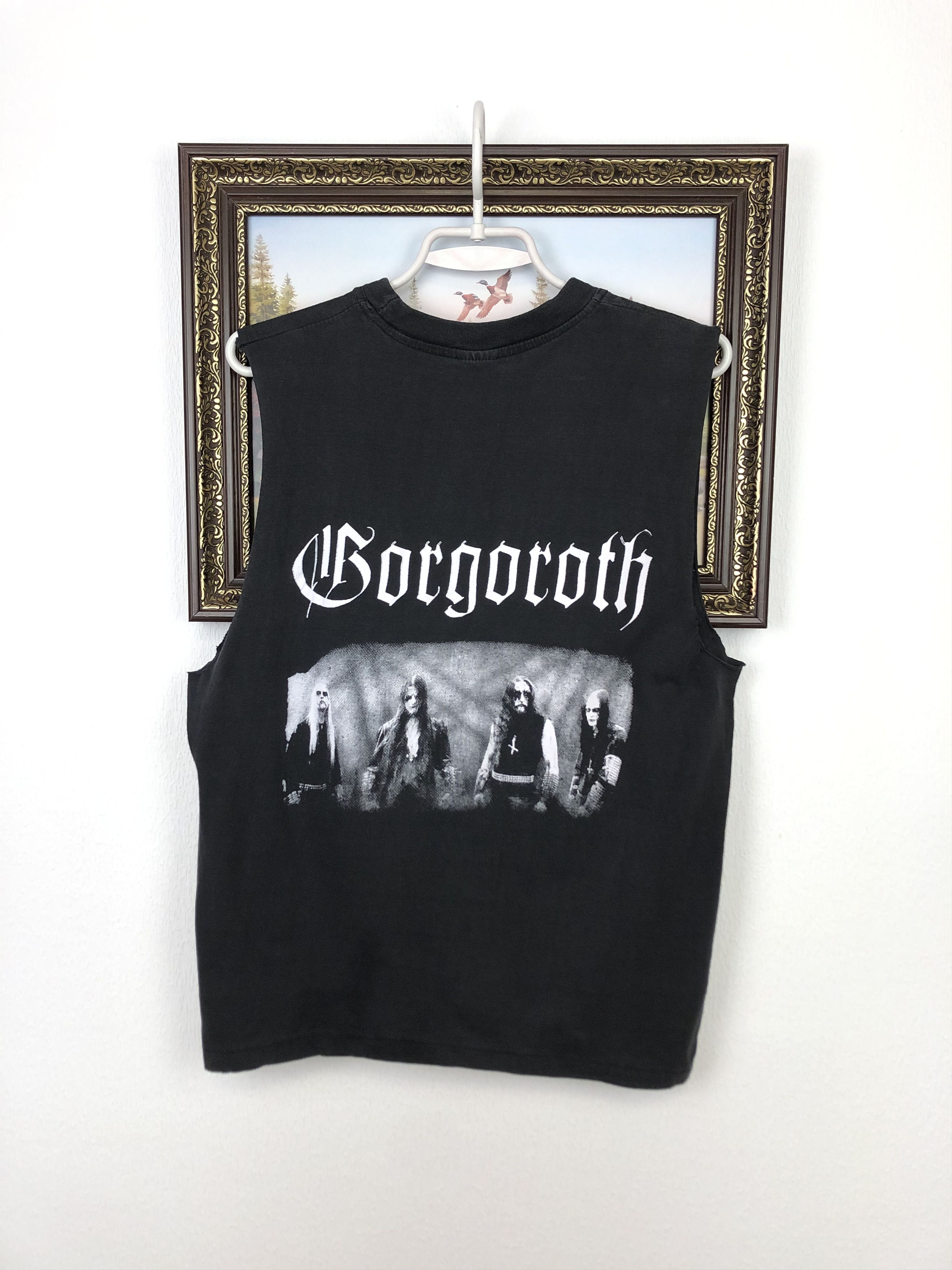 Vintage Vintage 90s Gorgoroth Women Shirt Tee Band Over Print Size M / US 6-8 / IT 42-44 - 9 Thumbnail