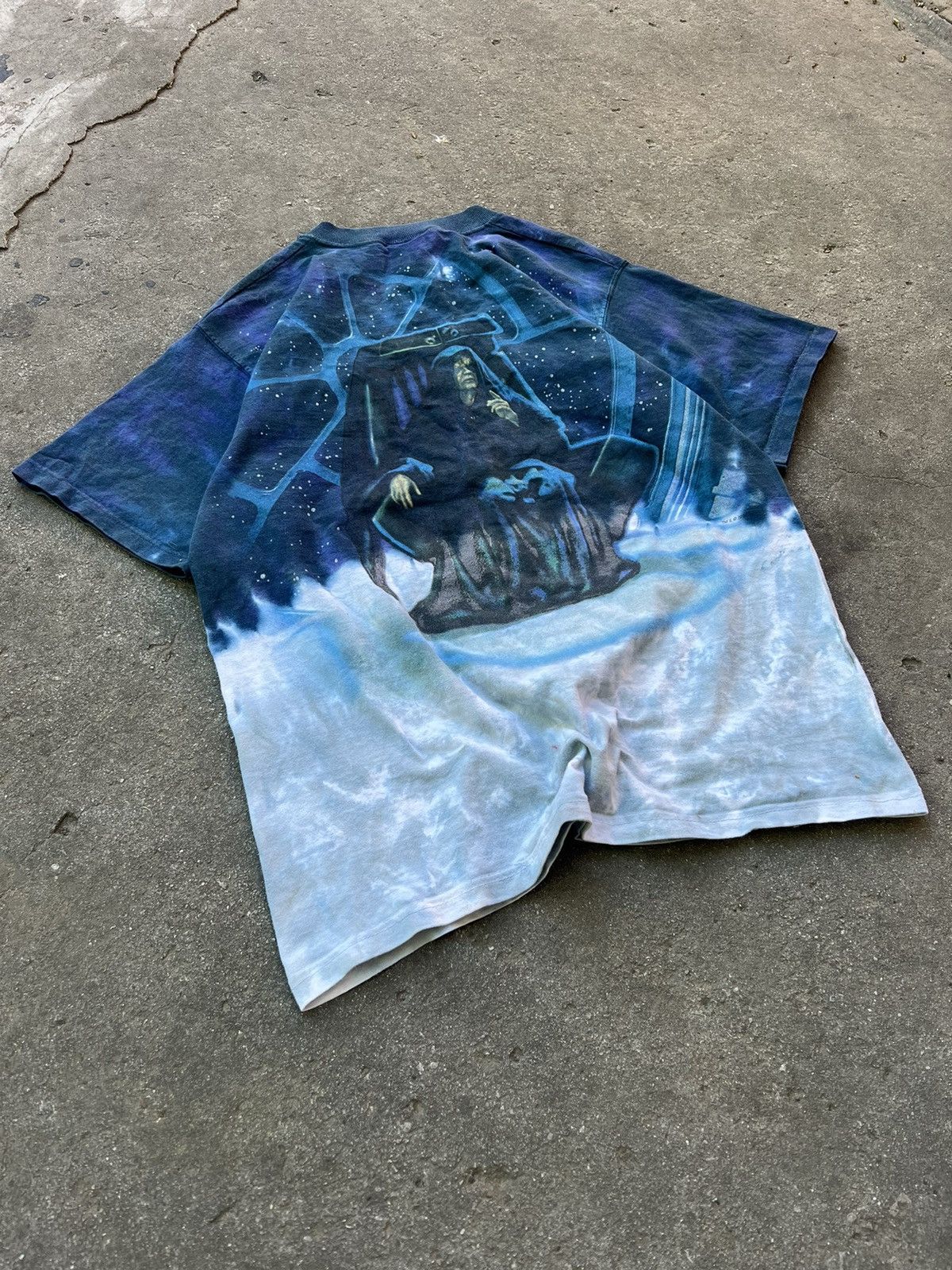 image of 1998 Liquid Blue Star Wars Vintage Lucasfilm Overprint 96S, Men's (Size Medium)
