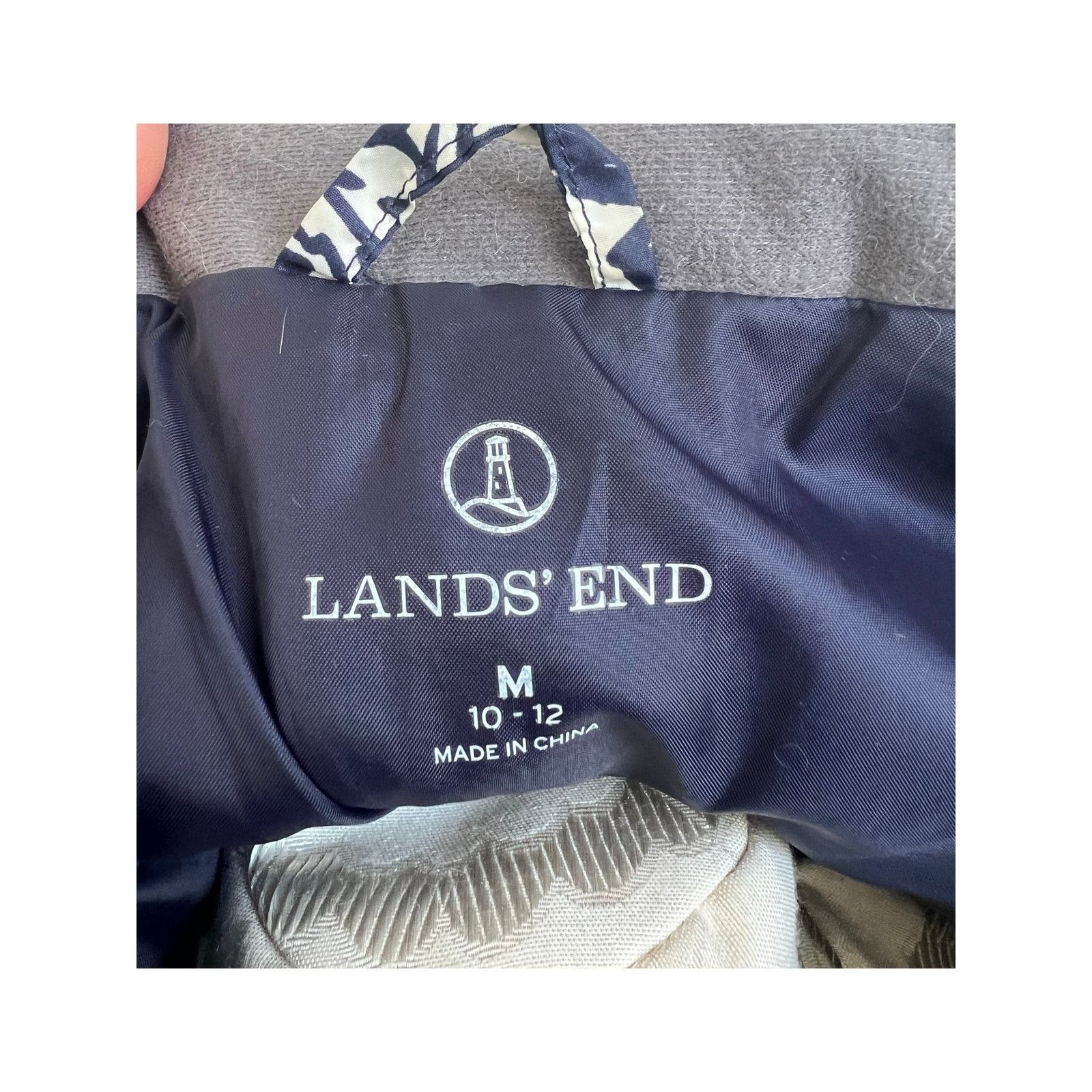 Lands' End Lands End Down Feather Floral Full Zip Puffer Vest Medium Size M / US 6-8 / IT 42-44 - 7 Thumbnail