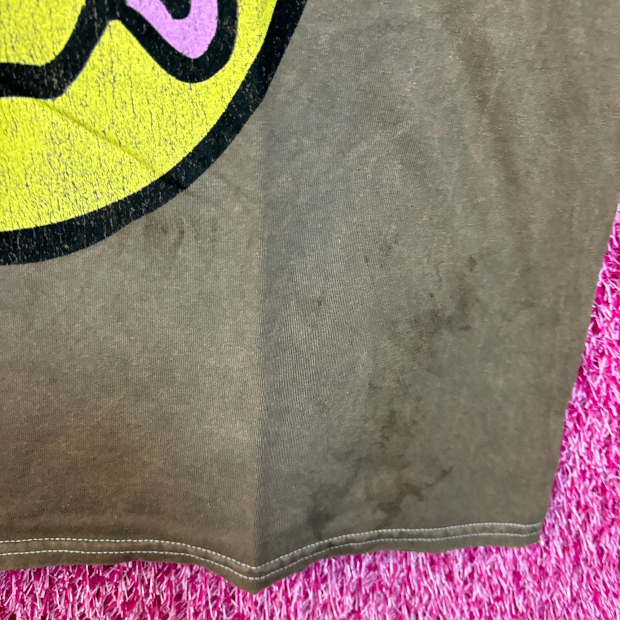 Nirvana Nirvana Never Mind mineral wash Smiley Face Tshirt size larg Size US L / EU 52-54 / 3 - 5 Thumbnail