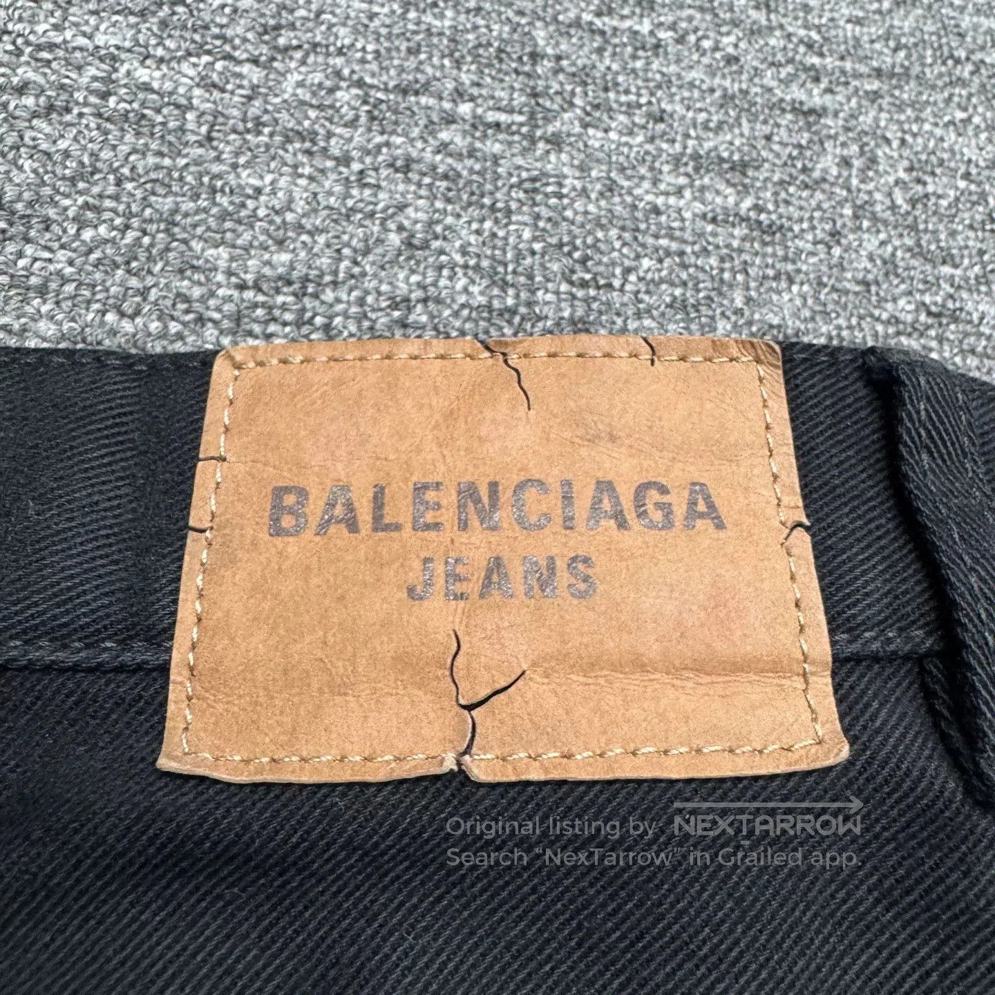 Balenciaga Balenciaga Wide-Leg Jeans. Size 31" - 7 Thumbnail