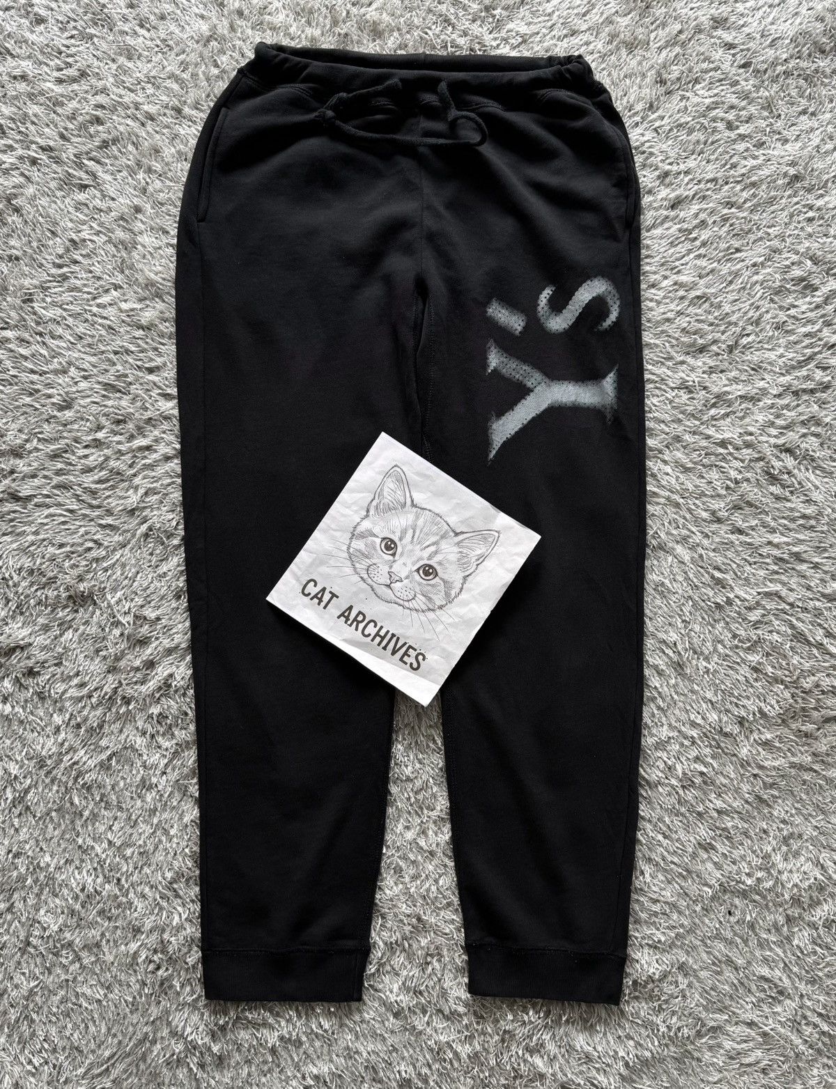 Yohji Yamamoto 💥RARE💥 Y's YOHJI YAMAMOTO LOGO SPELL OUT JOGGERS Size US 30 / EU 46 - 14 Thumbnail