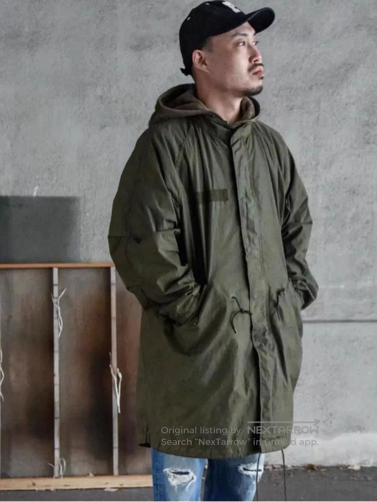 Full Count & Co. FULLCOUNT M65 Fish Tail Coat for Men. Size US M / EU 48-50 / 2 - 1 Thumbnail