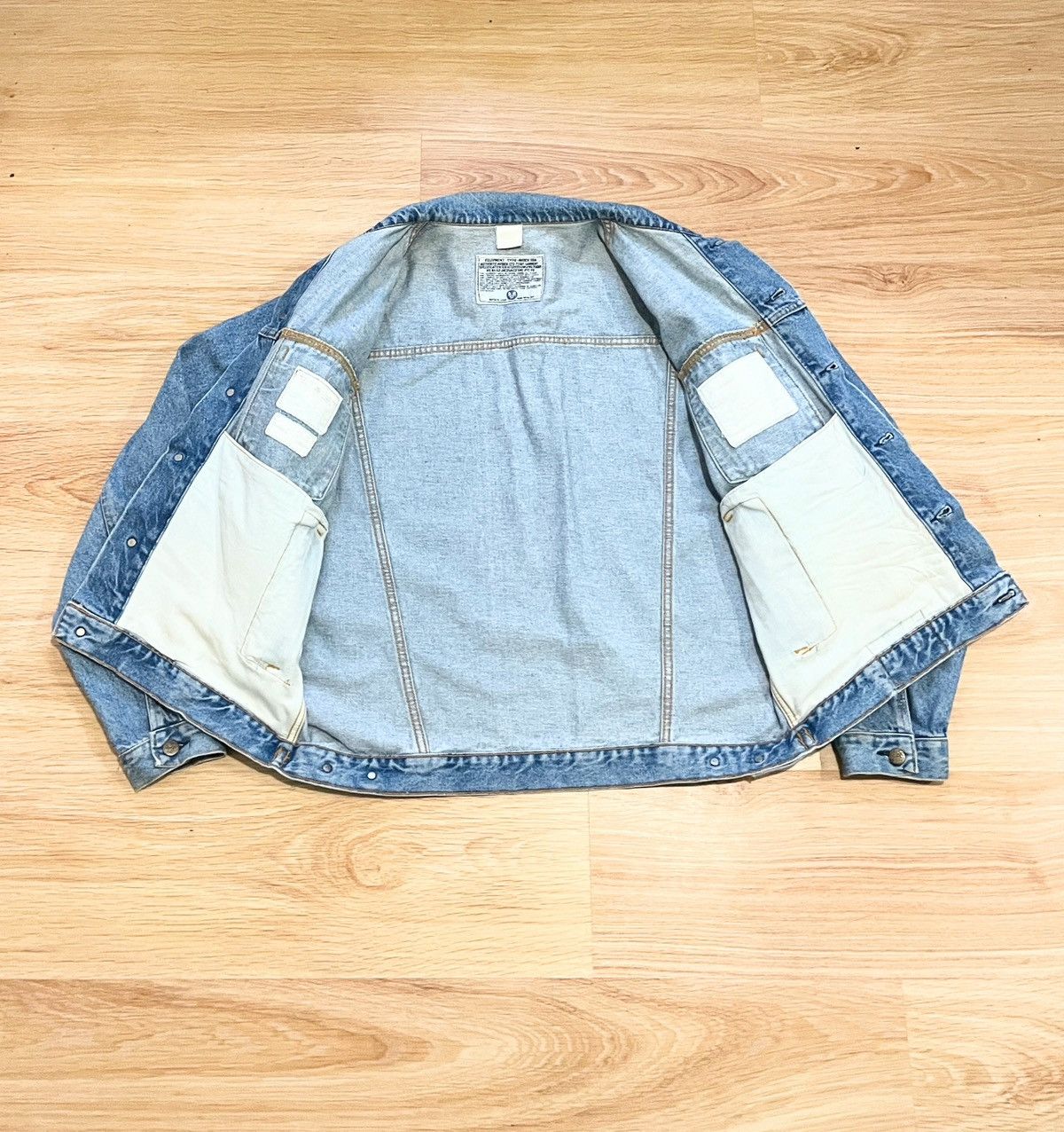 Avirex Vintage Avirex Denim Jacket Boxy Workwear Biker L Size US L / EU 52-54 / 3 - 5 Thumbnail