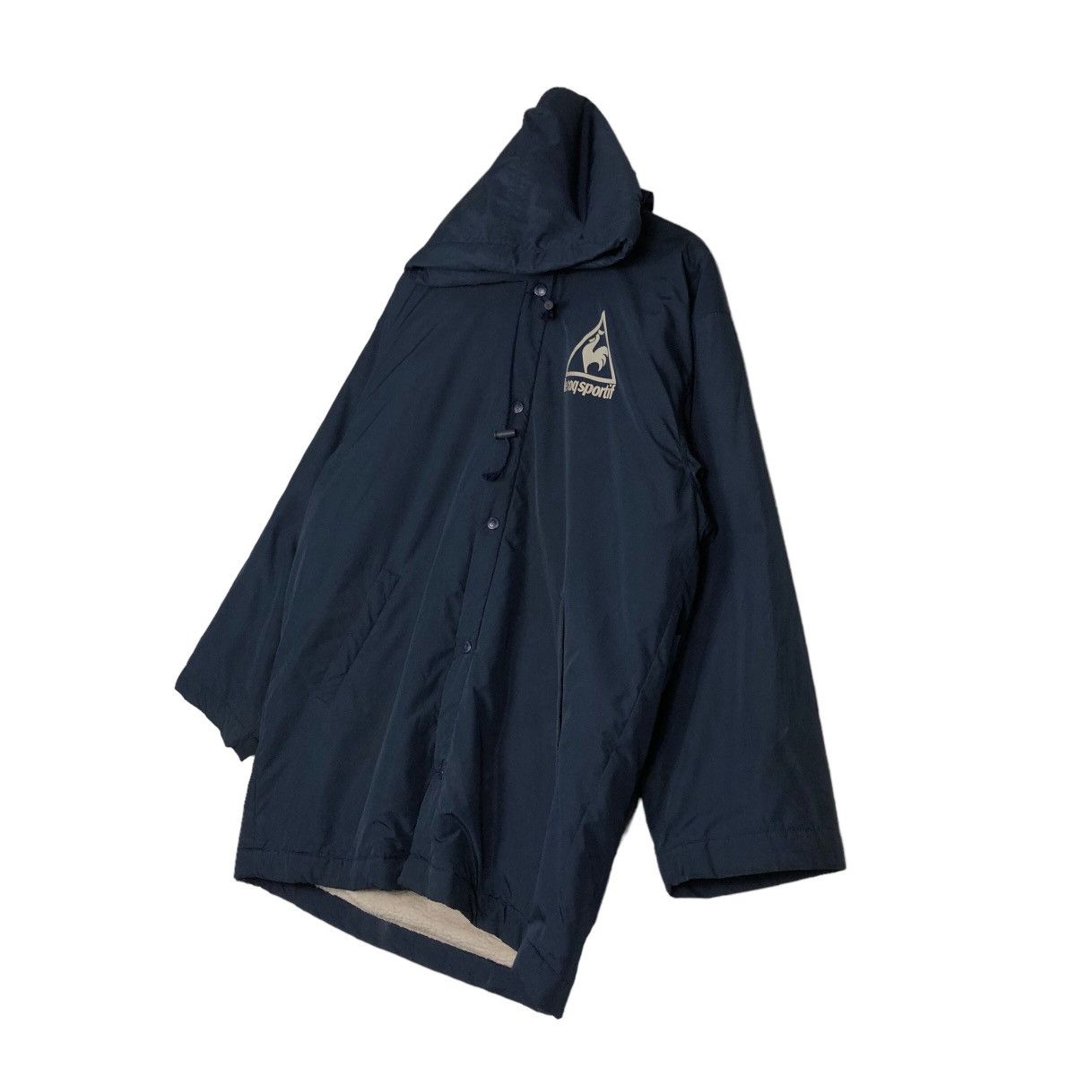 Japanese Brand 🔥Vtg Long Jacket Le Coq Sportif Big Logo Coach Jacket Size US L / EU 52-54 / 3 - 2 Thumbnail