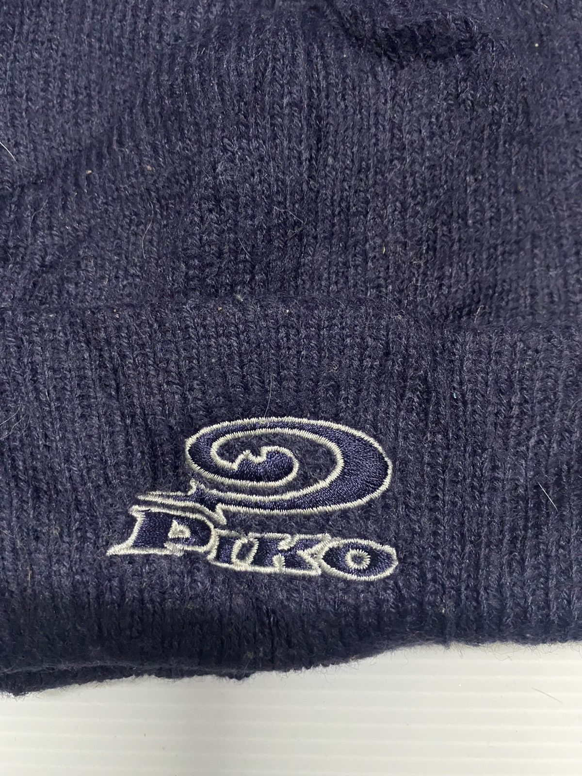 Japanese Brand Piko Embroidery Beanie Hat Size ONE SIZE - 2 Thumbnail