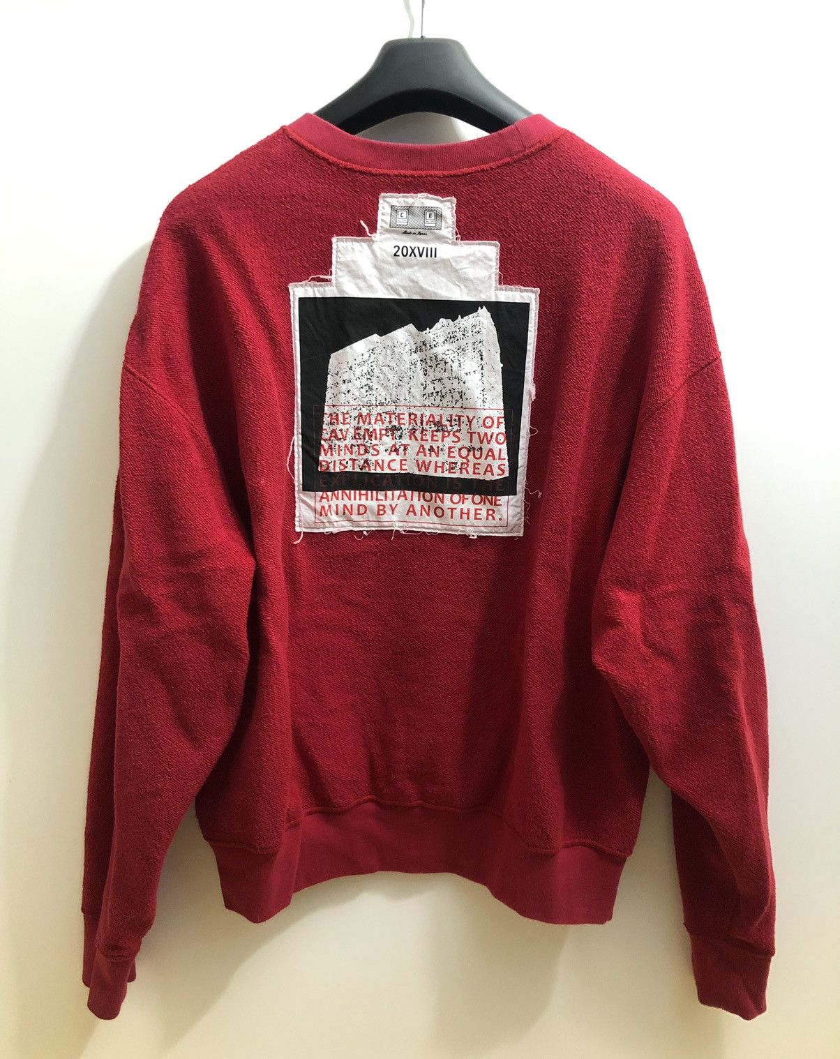 Cav Empt FW18' C.E x BEAMS SSZ c a v BOX REVERSIBLE CREW NECK Size US M / EU 48-50 / 2 - 2 Thumbnail
