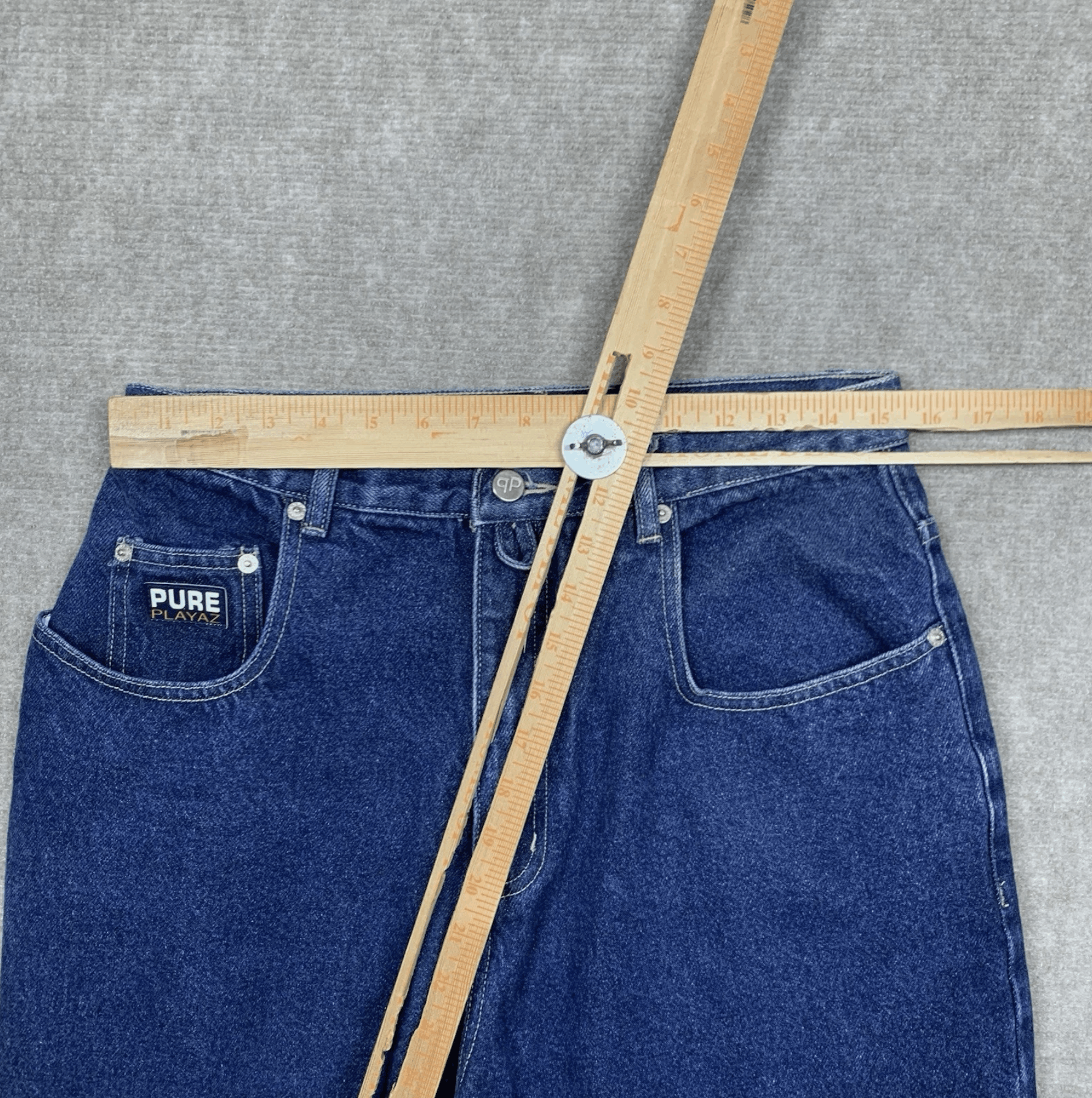 Other Pure Playaz Carpenter Jeans Mens 31X33 Blue Denim Vintage Size US 31 - 12 Thumbnail