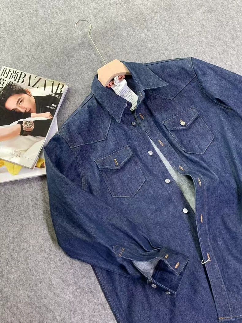 Acne Studios Acne Studios Blue denim shirt Size US M / EU 48-50 / 2 - 2 Thumbnail