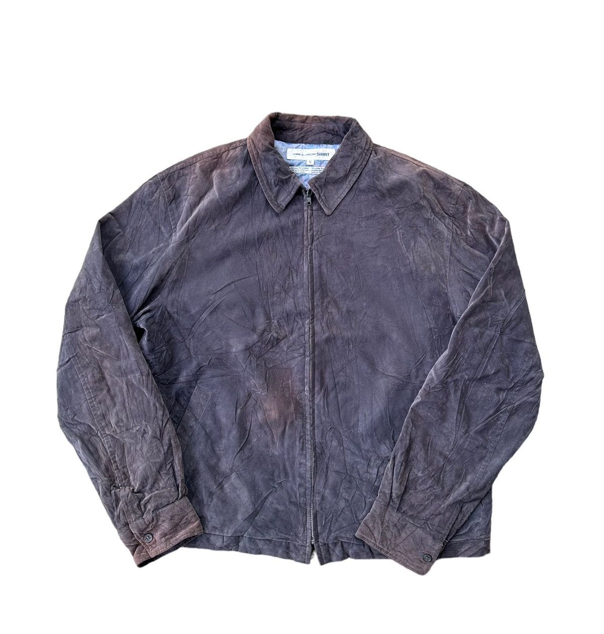 Comme des Garcons Comme des garcons shirt velvet zipper jacket Size US M / EU 48-50 / 2 - 5 Thumbnail