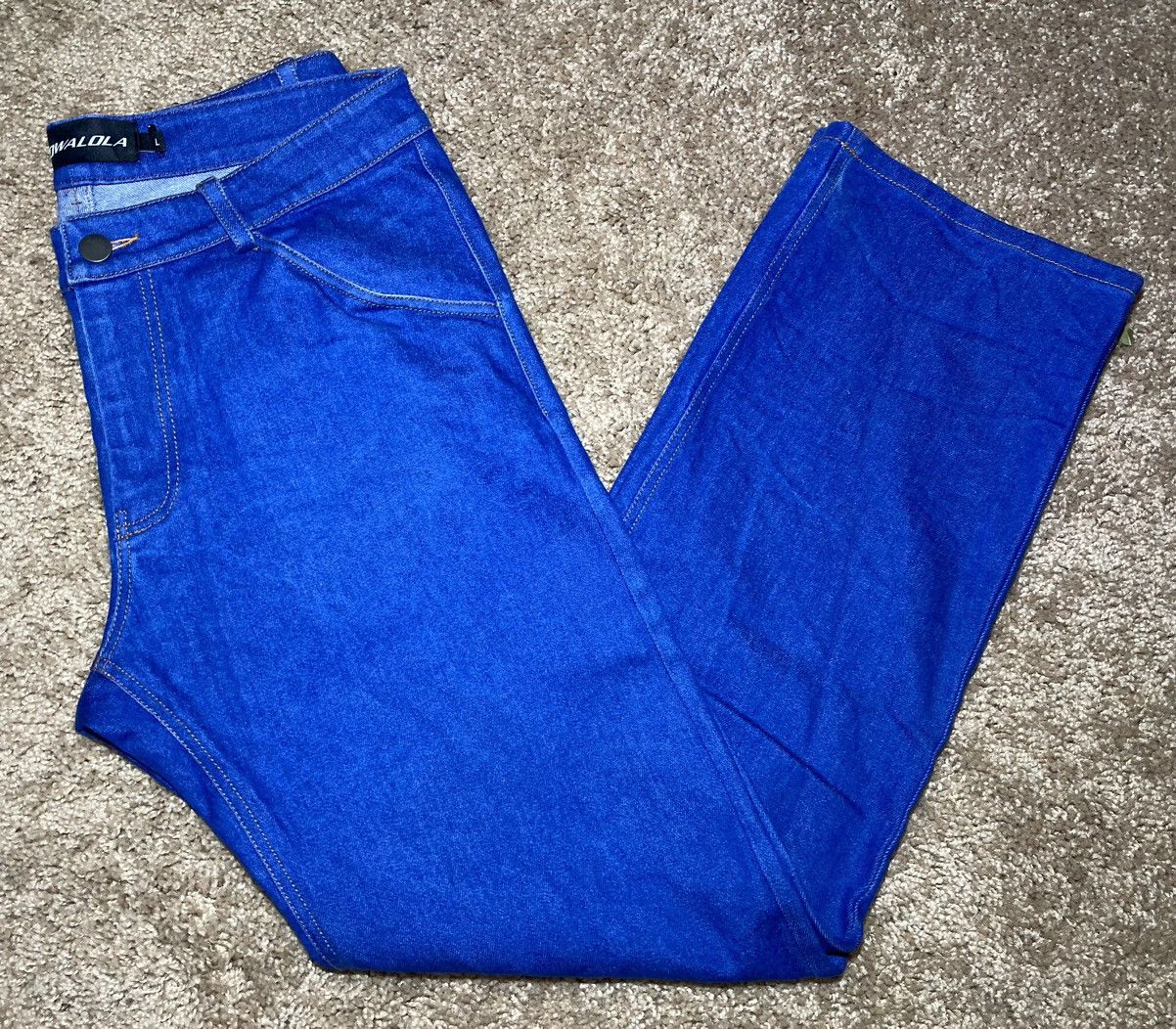 Kanye West SS20 Mowalola Denim Jeans Killer 2020 Kanye Gap Wet Large 32 Size US 32 / EU 48 - 1 Thumbnail