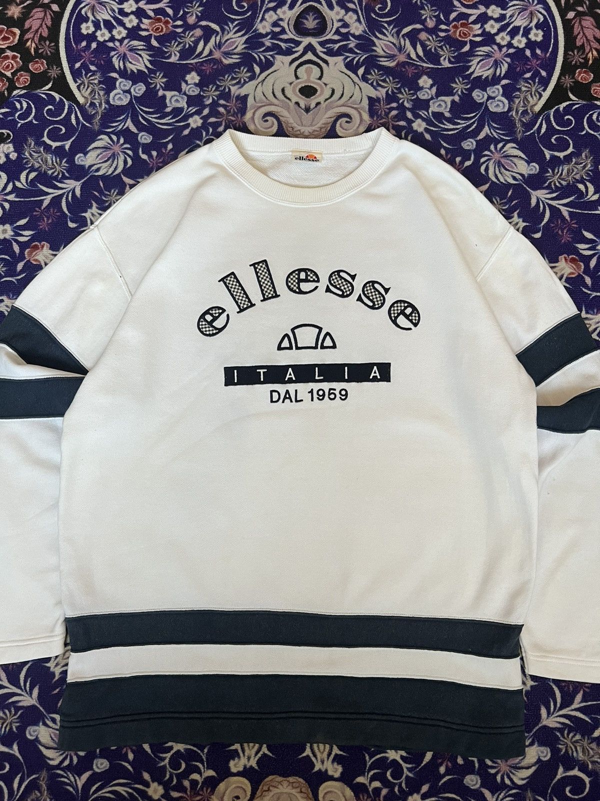 90s Ellesse Perugia Italia Vintage Sweatshirt Casual Style