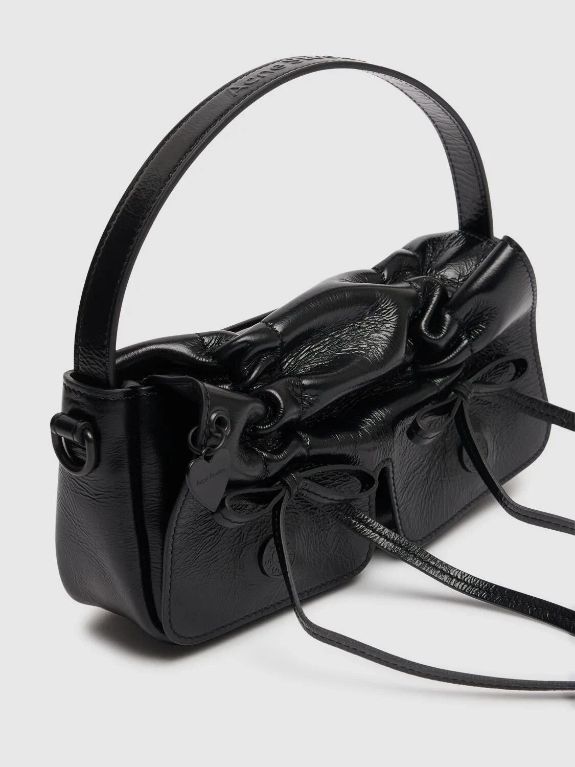 Acne Studios ACNE STUDIOS Multipocket Micro Black Leather Bag Size ONE SIZE - 2 Thumbnail
