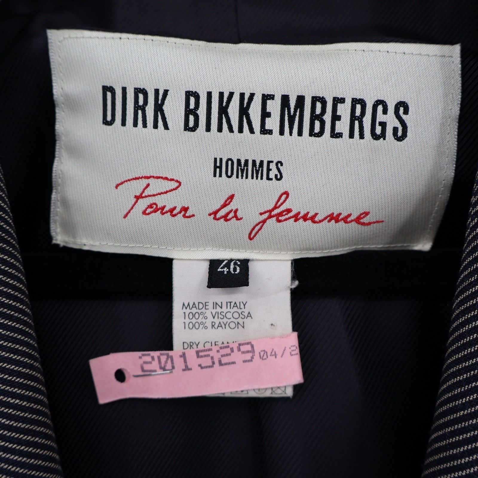 Dirk Bikkembergs Dirk Bikkembergs Herringbone Blazer Mens 46 Gray Academia Size 46R - 4 Thumbnail