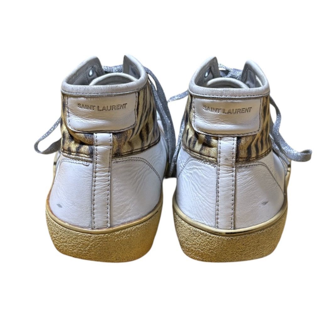Hedi Slimane SS16 SAINT LAURENT PARIS SL-37 LEOPARD HIGH-TOP SNEAKERS Size US 7.5 / EU 40-41 - 9 Thumbnail
