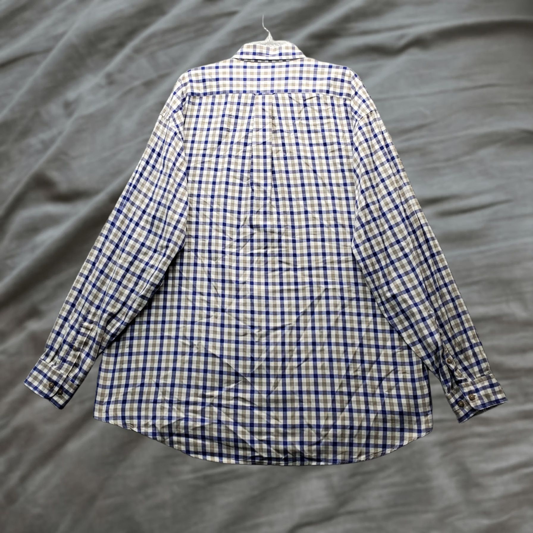 Faconnable Façonnable Shirt Men 2XL Multi Check Relaxed Button-Down Chest Pocket Collar Shirt Size US XXL / EU 58 / 5 - 1 Thumbnail