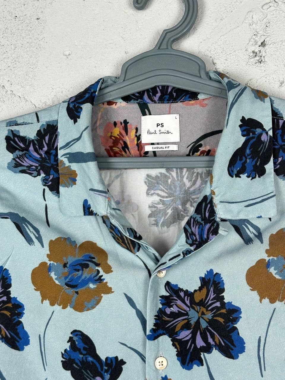 Paul Smith Paul Smith Iconic Flower Printed Short Sleeve Shirt Size US M / EU 48-50 / 2 - 4 Thumbnail