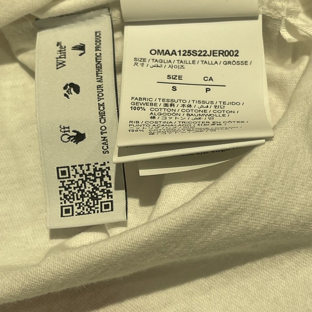 Off-White Off-White Blue Metal Arrow Tee Size US S / EU 44-46 / 1 - 7 Thumbnail