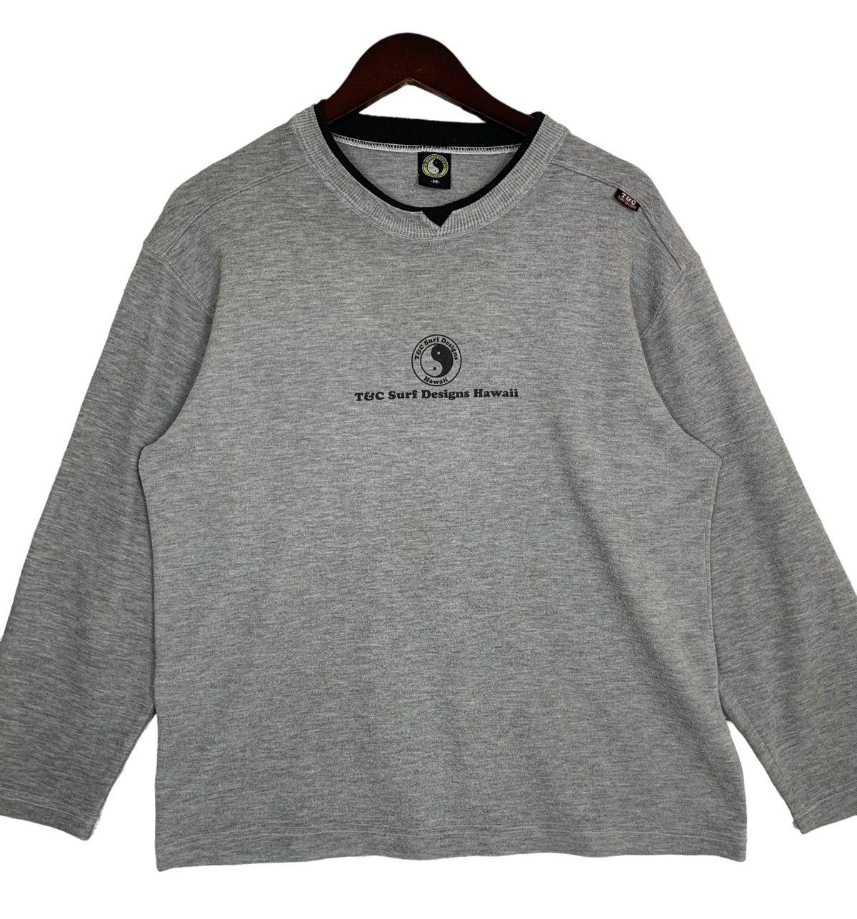 Vintage T&C Design Hawaii Longboardstyle SurfBrand Crewnec