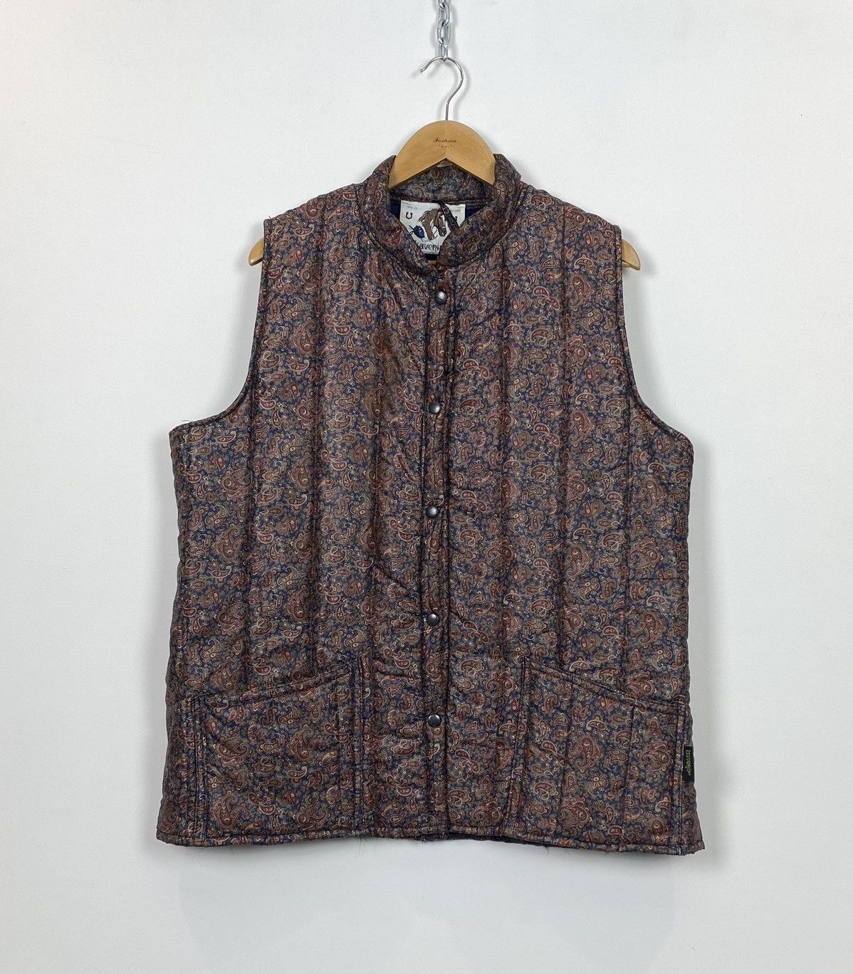 Vintage Lavenir Women’s Padded Equestrian Gilet Waistcoat Jacket Top Size L / US 10 / IT 46 - 1 Thumbnail