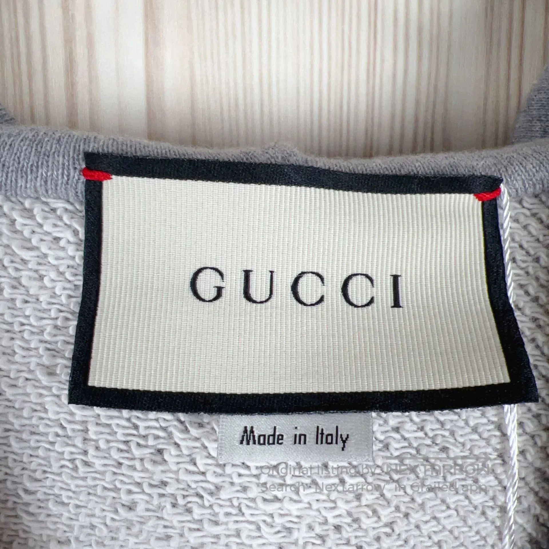 Gucci gucci gray zip-up hoodie with logo stripes. Size US XL / EU 56 / 4 - 3 Thumbnail