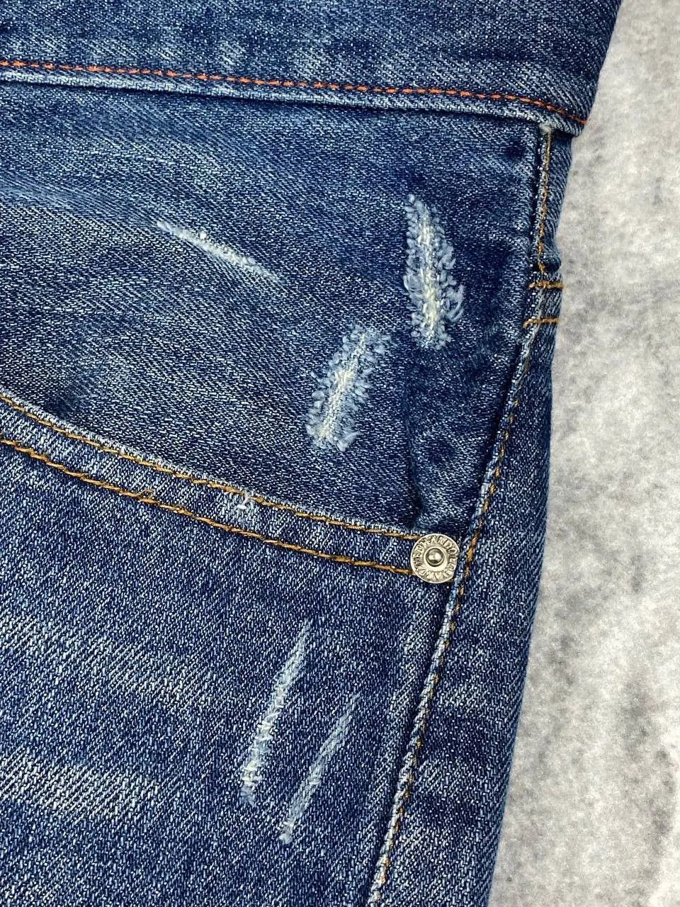 Ed Hardy Vintage Ed Hardy by Christian Audigier Denim Jeans Big Logo Size US 34 / EU 50 - 5 Thumbnail