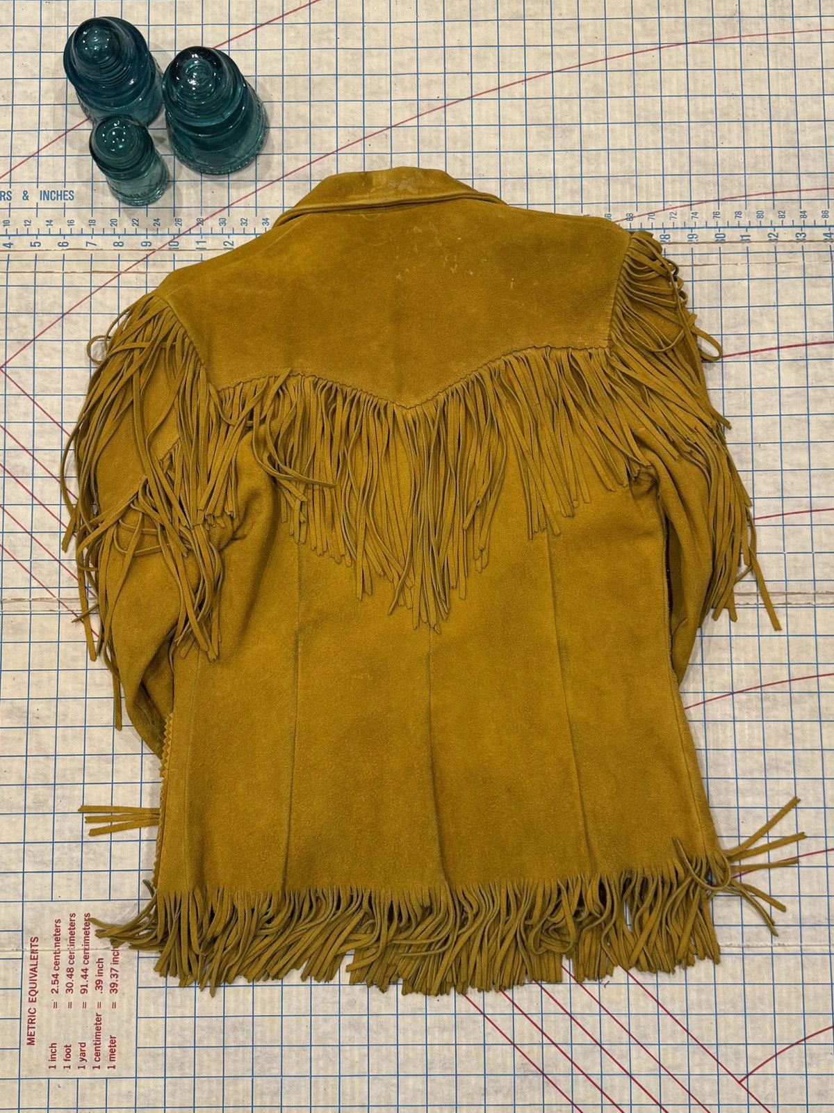 Vintage Vintage Yellow Suede Fringe Western Jacket Women’s Size 16 Size XXL / US 16-18 / IT 52-54 - 8 Thumbnail