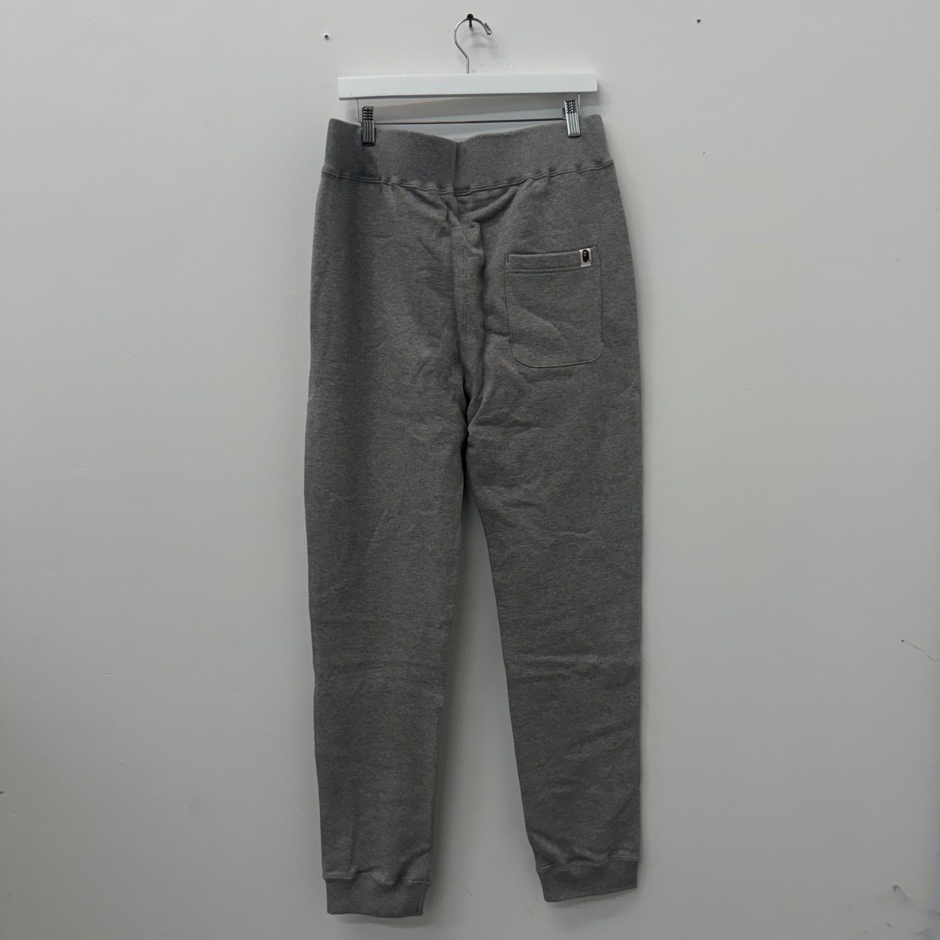 Bape Bape A Bathing Ape Shark Logo Sweatpants Grey - Size XXL Size US 36 / EU 52 - 3 Thumbnail