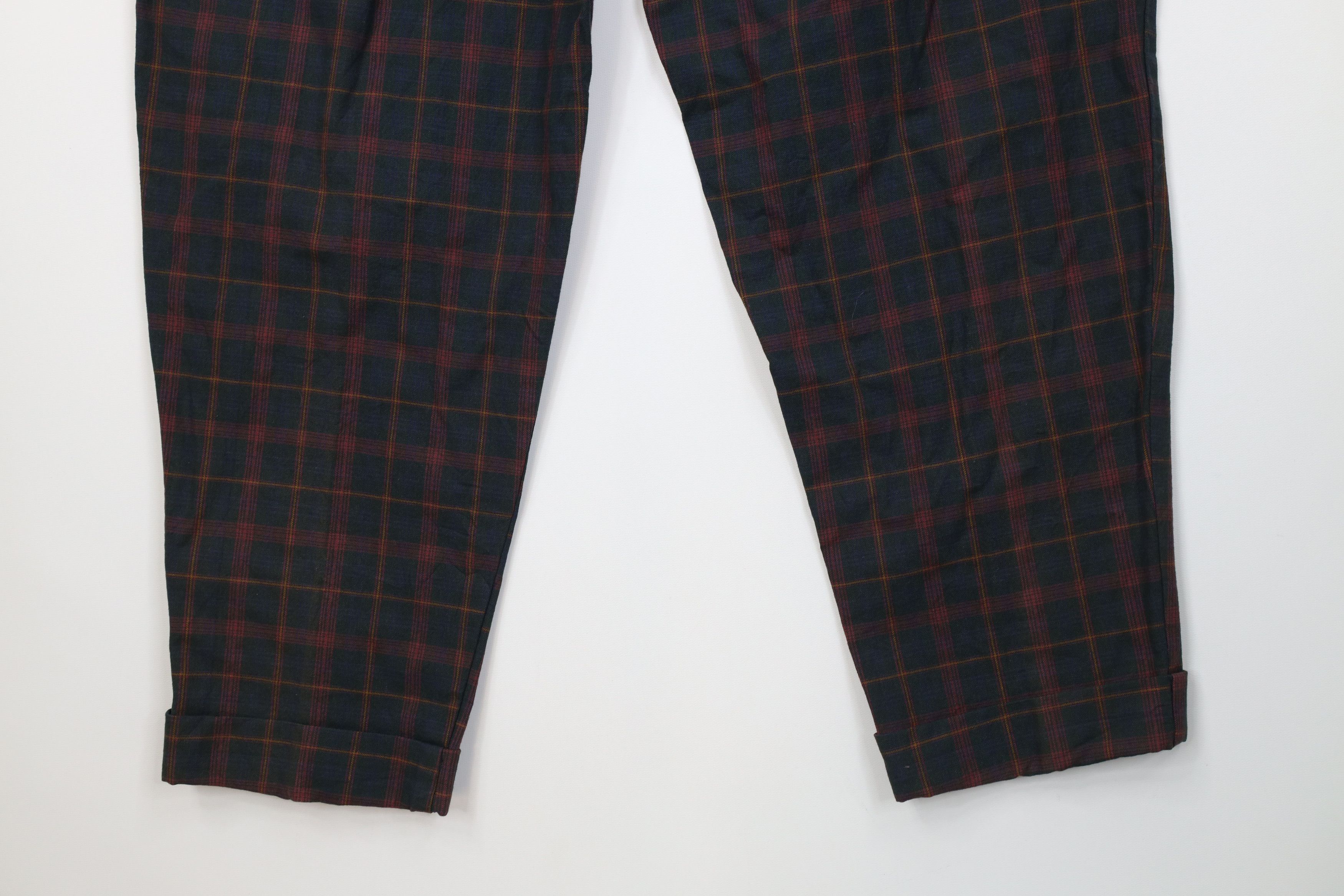 Gap Vintage 90s Gap Tapered Leg Chino Pants Trousers Plaid Size 36" / US 14 / IT 50 - 13 Thumbnail