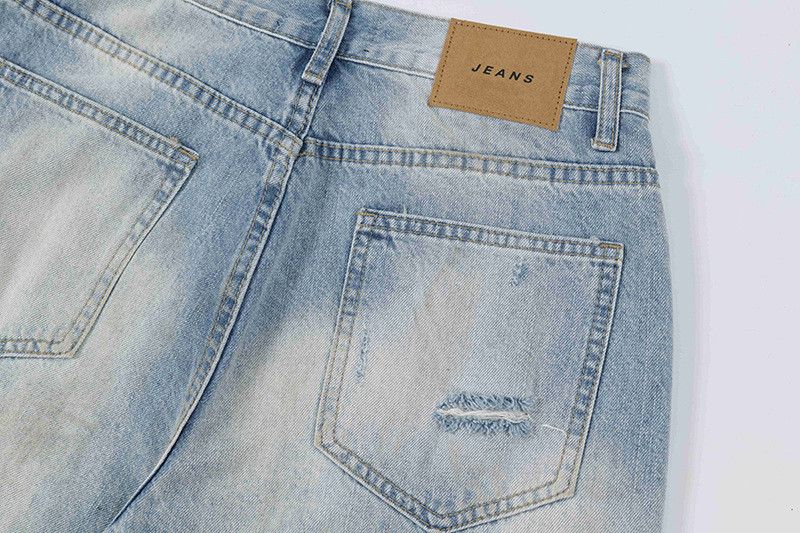 Vintage Men's flared Cleanfit ripped washed jeans Size US 32 / EU 48 - 5 Thumbnail