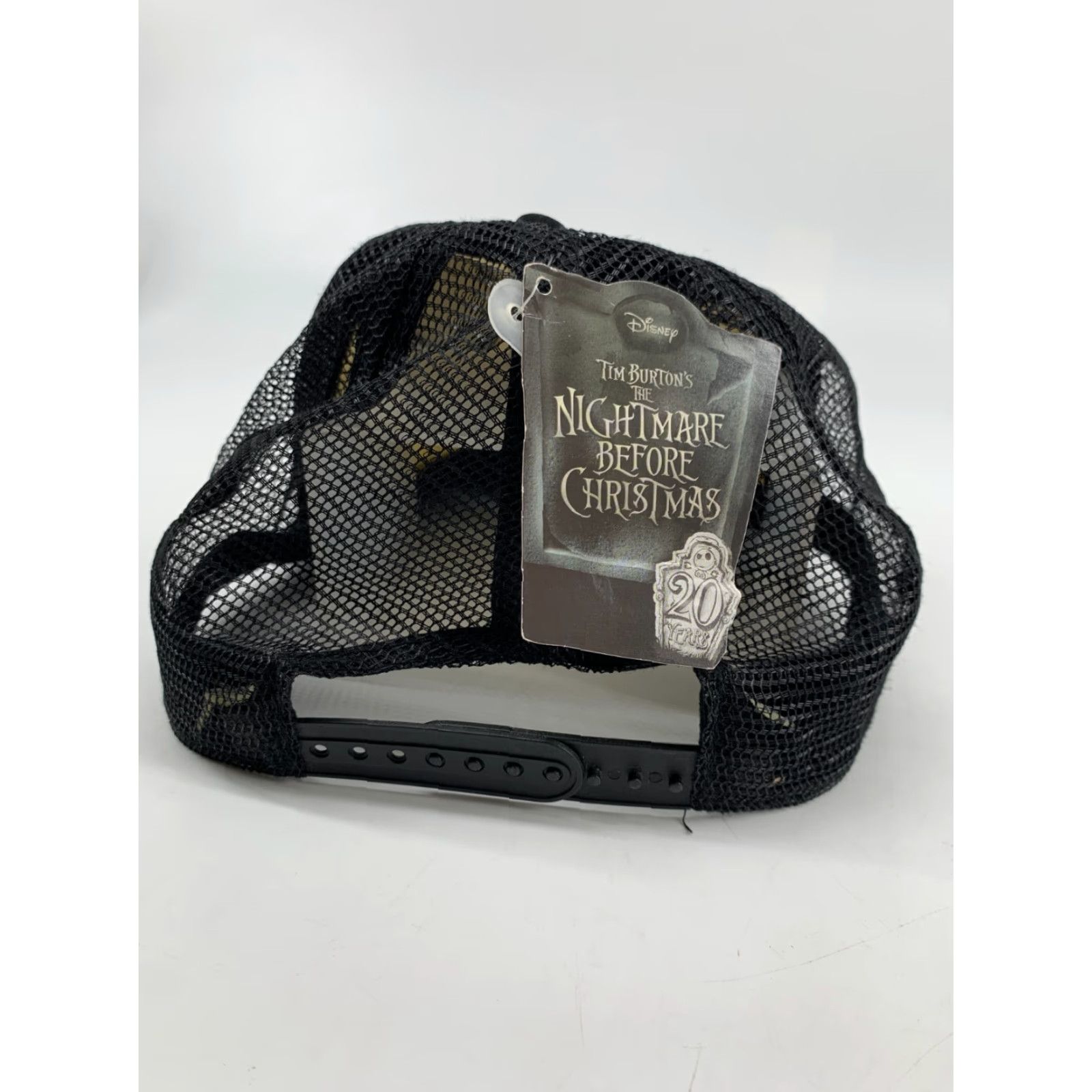 Disney Disney Trucker Hat Men Black Tim Burtons The Nightmare Before Christmas Adjustable Snapback Hat Size ONE SIZE - 3 Thumbnail