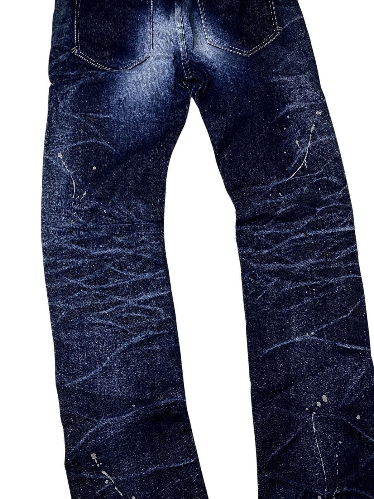 If Six Was Nine 2000's Civarize Seawash Splatter Clawmark Flared Jeans Size US 28 / EU 44 - 10 Thumbnail