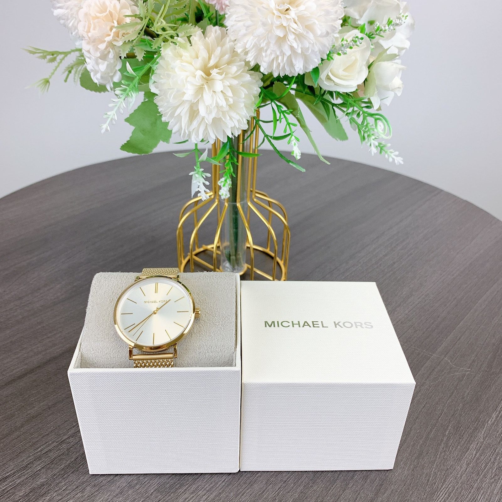 Michael Kors Michael Kors MK7150 Auden Three-Hand Gold-Tone Alloy Watch Size ONE SIZE - 1 Thumbnail