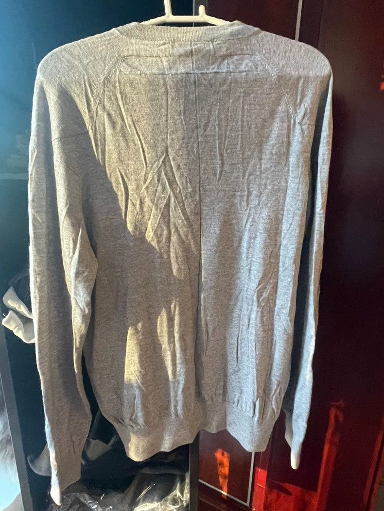 Givenchy Givenchy Light gray V-neck wool sweater, size XL Size US XL / EU 56 / 4 - 3 Thumbnail