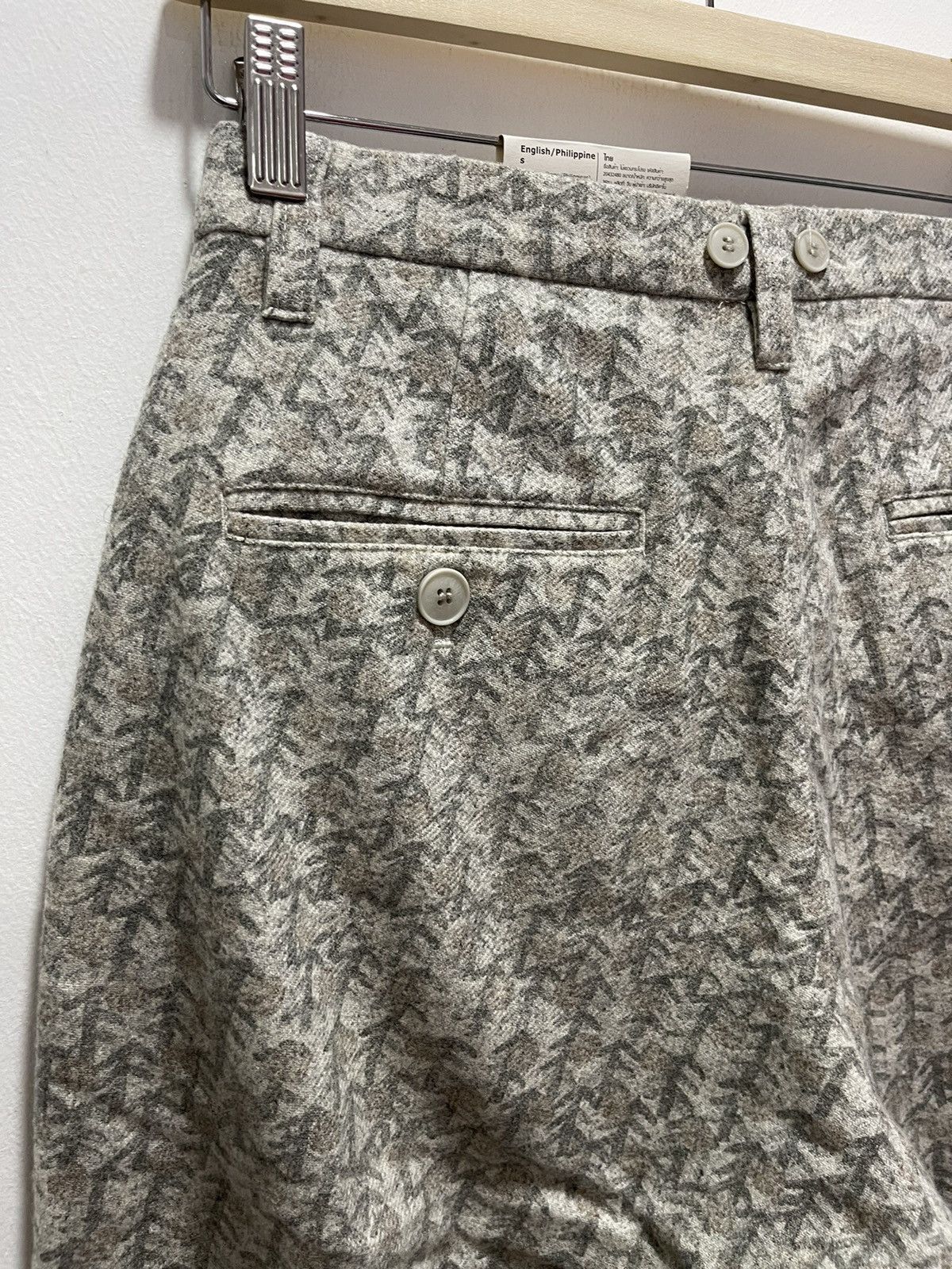 Designer × Issey Miyake × Ne-Net DESIGNER NE-NET CROPPED WOOL PANT Size 28" / US 6 / IT 42 - 10 Thumbnail