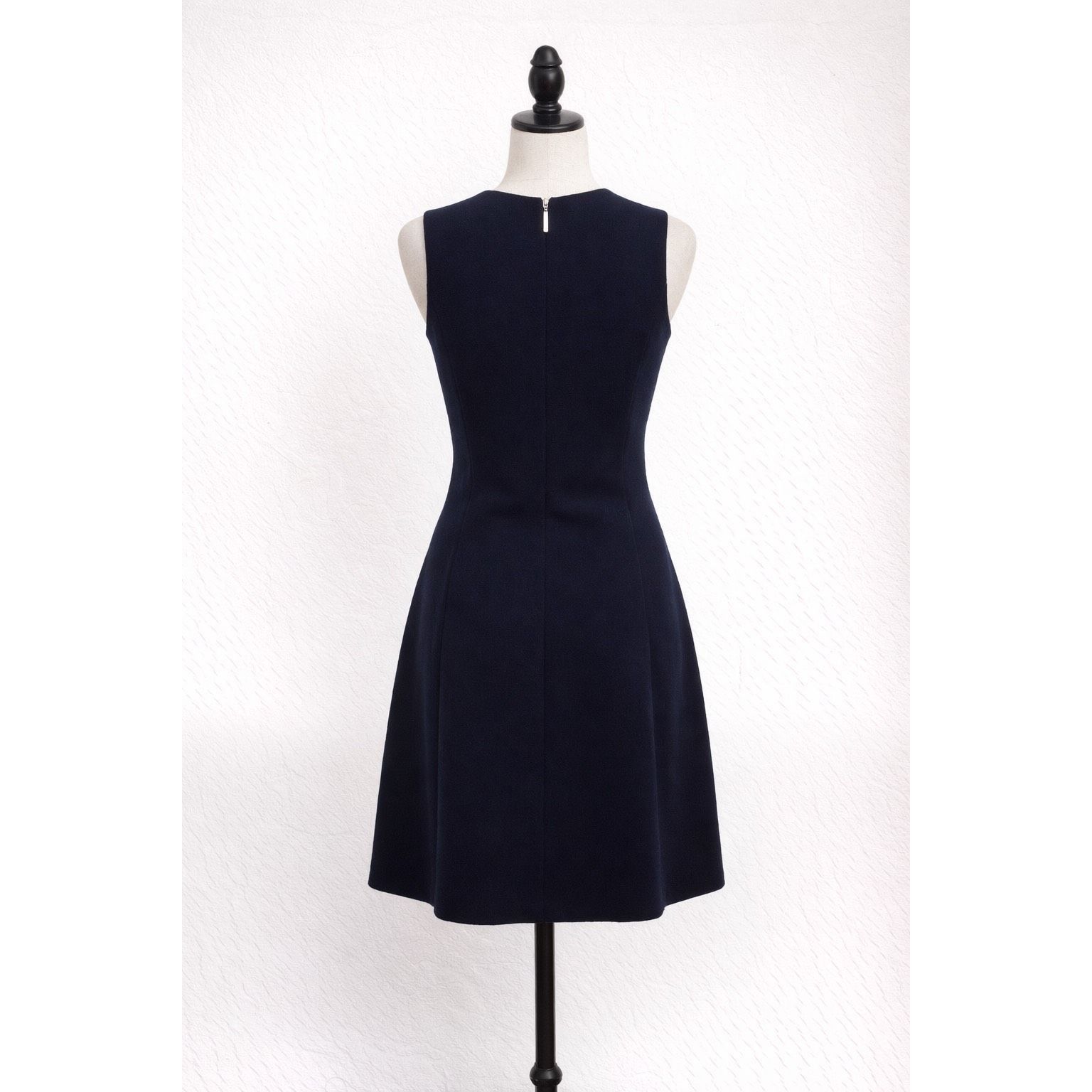 Prabal Gurung Prabal Gurung Navy Abstract Panel Sleeveless Flare Dress Wom Size XL / US 12-14 / IT 48-50 - 3 Thumbnail